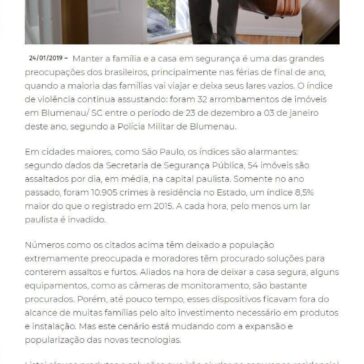 Aumento no número de furtos a residências no período de férias preocupa população- Gazeta do Dia