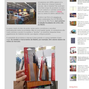 Pertinho do metrô, Gimba tem bons preços de material escolar nessa volta às aulas-Papeleireira
