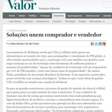 Soluções unem comprador e vendedor -Valor Econômico (On-line)