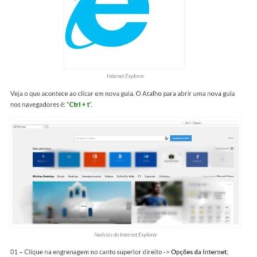 Como Remover Noticias das Novas Guias do Internet Explorer- Blog Servti.com