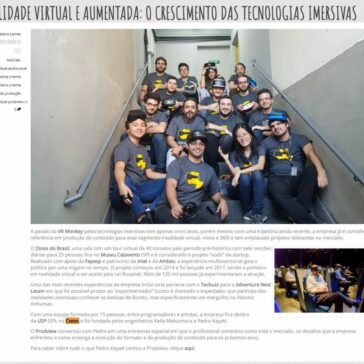 REALIDADE VIRTUAL E AUMENTADA: O CRESCIMENTO DAS TECNOLOGIAS IMERSIVAS- VAV