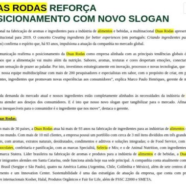 DUAS RODAS REFORÇA POSICIONAMENTO COM NOVO SLOGAN – Aditivos & Ingredientes