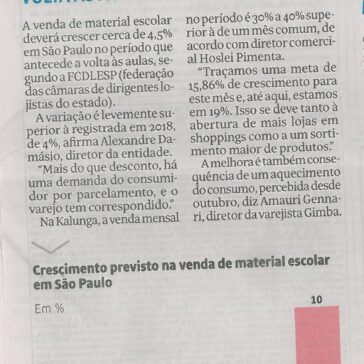 Volta as aulas- Folha de S. Paulo