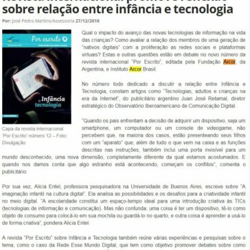 Revista internacional promove reflexão sobre relação entre infância e tecnologia – Campo Grande Notícias