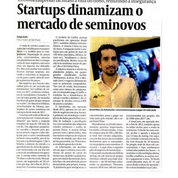 Startups dinamizam o mercado de seminovos- Valor Econômico