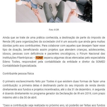 Saiba como destinar o imposto de renda para causas sociais – Voz da Bahia