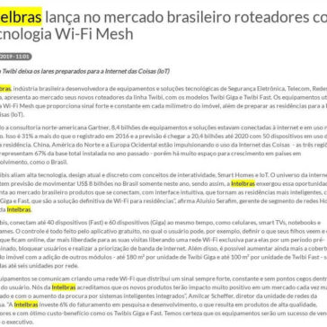 Intelbras lança no mercado brasileiro roteadores com tecnologia Wi-Fi Mesh- LOJAS Papelaria