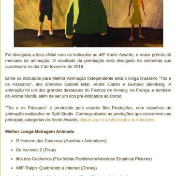 Conheça os indicados ao Annie Awards, o Oscar da animação – Info Animation