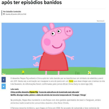 ‘Peppa Pig’ irá comemorar Ano Novo Chinês após ter episódios banidos – Metro Jornal