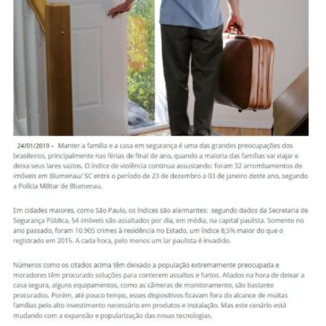 Aumento no número de furtos a residências no período de férias preocupa população- NA10