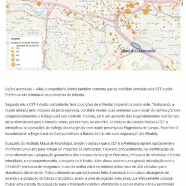 O viaduto caiu. E agora, como fica a logística na cidade de São Paulo? -Log Web