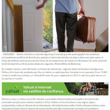 Aumento no número de furtos a residências no período de férias preocupa população- Apps Tudo