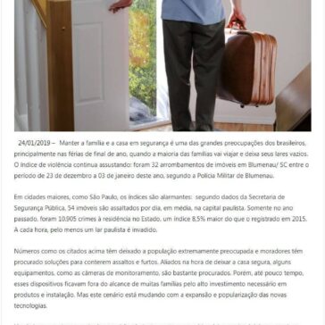 Aumento no número de furtos a residências no período de férias preocupa população -Cobizz