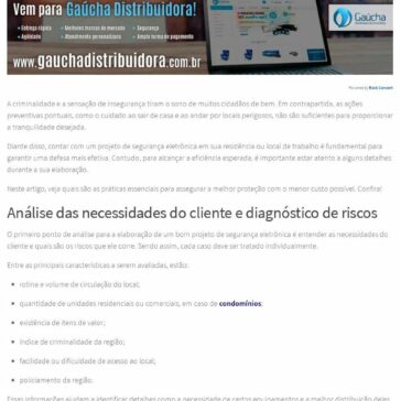 O que é necessário para um projeto de segurança eletrônica? Descubra! -Distribuidora de Informática