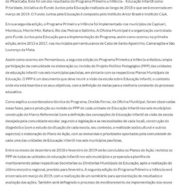 Programa une escolas e a comunidade – A Notícia do Nordeste do Brasil