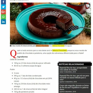 Especial Fim de Ano: vai um pudim de chocolate e panetone aí? – Ana Maria