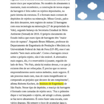 Barragens que ruíram em Brumadinho e Mariana tinham modelo ultrapassado- Cgn