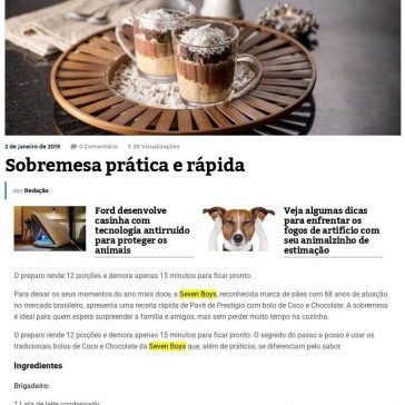 Sobremesa prática e rápida – Diário do Rio Claro