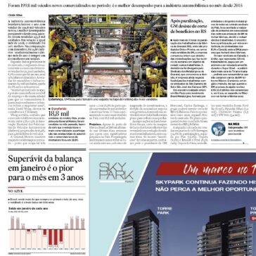 Venda de carros cresce 10% em janeiro – O Estado de S. Paulo