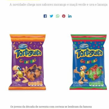 Tortuguita lança balas de gelatina – Gula Certa