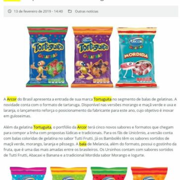 Arcor amplia linha de balas de gelatina – EmbalagemMarca