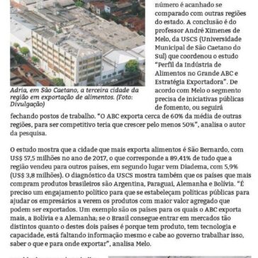 Indústria alimentícia do ABC carece de incentivos para exportar – Repórter Diário (On-line)