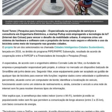 Startup utiliza IoT no monitoramento de ciclovias- Plurale