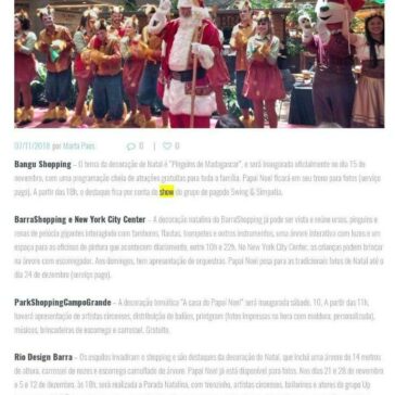 Papai Noel nos shoppings – Quem Coruja