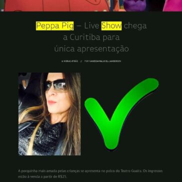 Peppa Pig – Live Show chega a Curitiba para única apresentação – Divirta-se! Curitiba