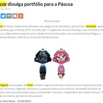 Arcor divulga portfólio para a Páscoa – EP Grupo