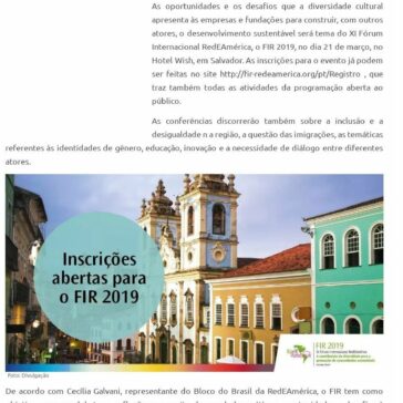 Fórum internacional em Salvador vai discutir diversidade e comunidades sustentáveis – Surgiu