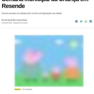 Peppa Pig e Dora, a Aventureira estão entre as atrações da II Semana Municipal da Criança em Resende – G1 Brasil