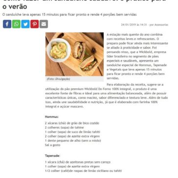Como fazer um sanduíche saudável e prático para o verão – Diário dos Campos