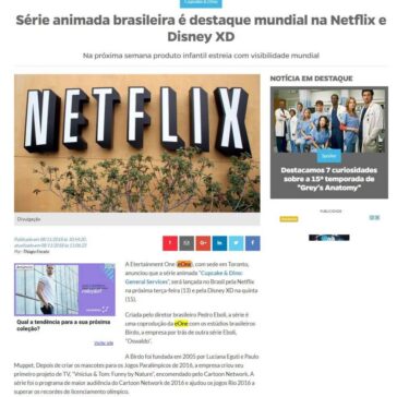 série animada brasileira é destaque mundial na Netflix e Disney XD