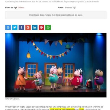 Peppa Pig chega a Curitiba com o espetáculo Brincando de Ser Grande – VR News