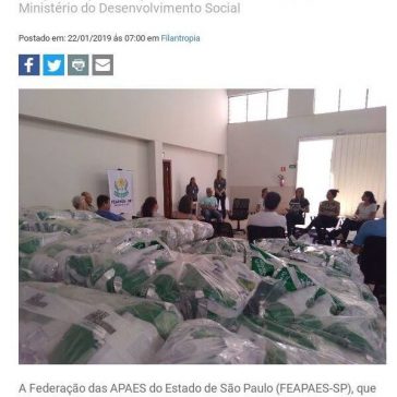 FEAPAES entrega 13.190 quilos de leite em pó para 22 entidades de Franca- Jornal da Franca