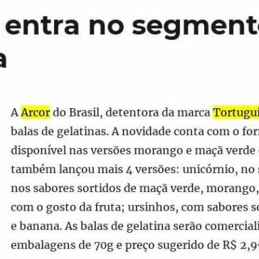 Tortuguita entra no segmento de balas de gelatina – Canal Executivo Blog