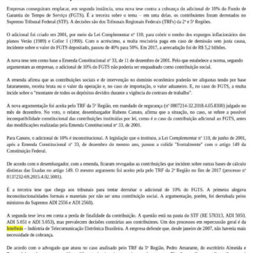 Tribunais livram empresas do adicional de 10% do FGTS- Portal do Contador