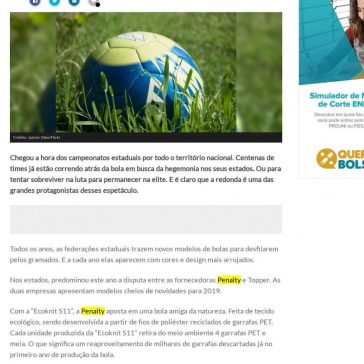 Enquete: Qual a bola mais bonita dos campeonatos estaduais 2019?- Torcedores.com