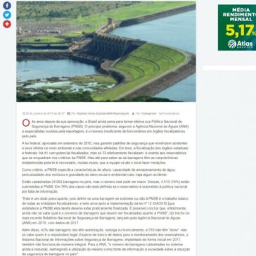 Lei de segurança de barragens patina há 8 anos- Bocão News