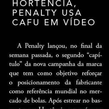 Após ter Hortência, Penalty usa Cafu em vídeo -Máquina do Esporte
