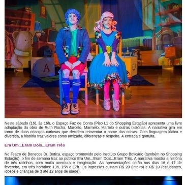 Faz de Conta apresenta Marcelo, Marmelo, Martelo e outras histórias – Toca Cultural