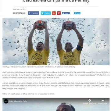 Cafu estrela campanha da Penalty- Ad Online