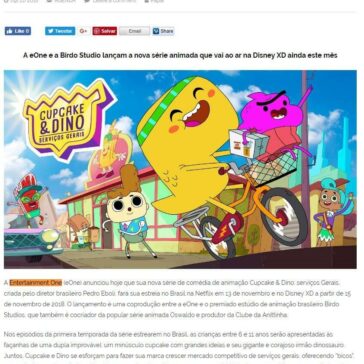Entertainment One lança série “Cupcake & Dino: Serviços Gerais? no Brasil – Blog do Papai