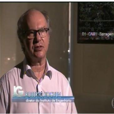 Roberto Kochen, diretor do Inst. de Engenharia comenta vídeo que mostra momento exato da queda da barragem de Brumadinho, MG -GLOBO