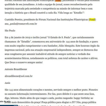 ‘Estadão’, 144 anos- O Estado de S. Paulo
