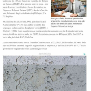 Tribunais livram empresas do adicional de 10% do FGTS -Valor Econômico (On-line