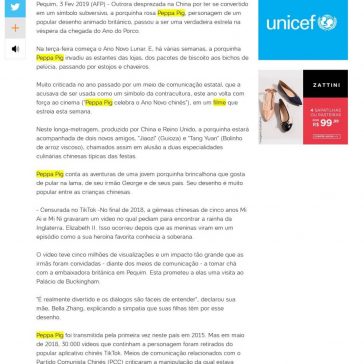 Peppa Pig, de símbolo subversivo a superestrela no Ano do Porco na China – UOL