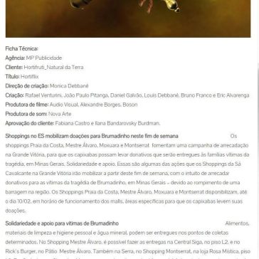 MP Publicidade assina campanha para Hortifruti/Natural da Terra- Folha Vitória