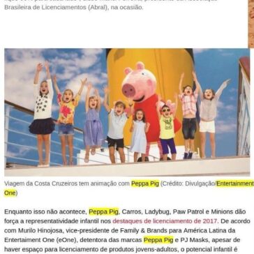 Licenciamento infantil impulsiona setor- ComuNick